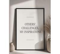 "OTHERS’ CHALLENGES, MY INSPIRATIONS": A Reflective Lined Journal with Inspirational Prompts for Personal Growth, Self-Reflection and New Perspectives