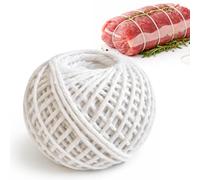 OTHERWISETRIVIAL Spago da Cucina Bianco, 30 Metri, 75% Cotone e 25% Polipropilene, per Arrosti, Involtini, Pollo e Grigliate