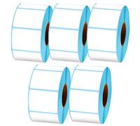 Othim 5 rotoli di etichette termiche dirette per spedizioni, larghezza 40 mm, altezza 20 mm-80 mm, impermeabili e adesive, 40 × 30 mm × 800