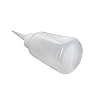 Othmro 1 flacone di plastica con erogatore a punta per colla, 250 ml, bottiglia bianca a pennello per una consegna precisa di grasso, olio, colla liquida e inchiostro con bocca dritta