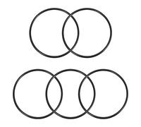 Othmro 10 rondelle di gomma con guarnizione O-Ring, diametro 105 mm, diametro 100,2 mm, larghezza 2,4 mm, anelli di tenuta in gomma nitrilica per l'impianto idraulico