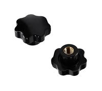 Othmro 2 manopole per dadi di bloccaggio a stella M12 x 50 mm filettatura femmina di ricambio a stella a mano manopole di serraggio viti di serraggio maniglia manopole a stella rimozione rapida parti