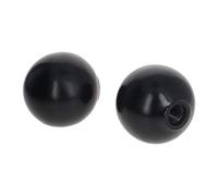Othmro 2 Pz M12 Pomello Sfera Termoindurente Filettatura Femmina Maniglia Macchina 50mm Diametro Bordo Liscio Nero