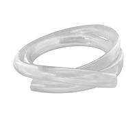 Othmro 2 tubi flessibili in vinile trasparente in PVC, tubi in plastica leggera, diametro interno 22 mm, diametro esterno 23 mm, lunghezza totale 1 m