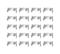 othmro, 20 pezzi T4 U clip supporto staffa per lampadine LED, tubo fluorescente a LED, accessori di montaggio di ricambio, supporto lampada in acciaio inox, portalampada, morsetti per tubi per