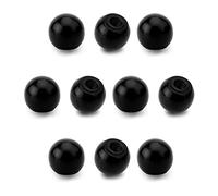 Othmro 20 pomelli filettati a sfera, diametro 2,4 cm, filettatura femmina M6, manico in bachelite nera, manopole a sfera termoindurenti, per tosaerba, attrezzature per esercizi, macchine e valvole