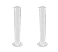 Othmro 250 ml cilindro graduato laboratorio provetta 5 ml graduazione polipropilene premium 2pcs