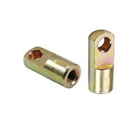 Othmro 2Pcs Cilindro Clevis Y Joint M6x1 Filettatura Femmina Connettore Y Lunghezza 28mm Cilindro Aria Rod Estremità Clevis Cilindri pneumatici per Industria Chimica Industria Tessile Elettronica
