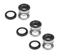 Othmro 3 guarnizioni meccaniche di ricambio per albero in lega di plastica con diametro interno 16 mm, 108-16 mm, per pompe dell'acqua dell'albero della pompa, tenuta meccanica per piscine pompe spa