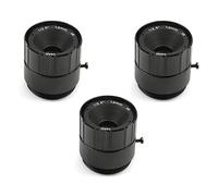 Othmro 3 lenti per telecamera CCTV da 12 mm, 3 MP, F1.4 pixel, obiettivo di sicurezza per telecamera WiFi, grandangolo da 1/2,5 pollici, per fotocamera CS filettata diametro per telecamera IP CCTV