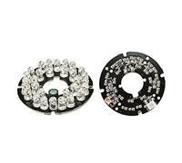 Othmro 30 LED IR Infraed Bordo 120 Gradi Piastra Rotonda Illuminatore Bordo Lampadina per CCTV Telecamera di Sicurezza 3 pz