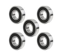Othmro 5 cuscinetti R8 2RS, cuscinetti a sfera con scanalatura profonda a doppia schermatura, 12,7 mm x 28,6 mm x 7,9 mm, cuscinetti GCr15 in acciaio al carbonio