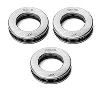 Othmro 51105 - Cuscinetti a sfere in acciaio cromato, 25 mm x 42 mm x 11 mm, 3 pezzi