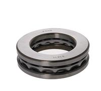 Othmro 51211 Cuscinetto a sfere 55mmx90mmx25mm Alta Temperatura Cuscinetto Acciaio Singola Fila di Rotolamento 1 pz