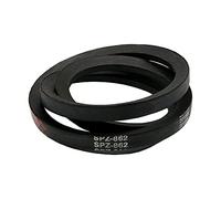 Othmro Cinghia industriale 862mm/33.94" SPZ862 gomma nera industriale potere gomma cinghia di trasmissione 1 pc