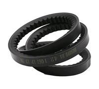 Othmro Cinghia trapezoidale 1,07 metri/42 pollici Lunghezza BX42 Gomma nera industriale Power Rubber Cinghia di trasmissione 1 pz