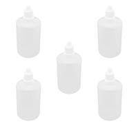 Othmro Flaconi contagocce in plastica per occhi da laboratorio da 3,5 once 10 pezzi, contagocce liquido per occhi da 100 ml bocca sottile tramite bottiglia di stoccaggio con guarnizione per campioni