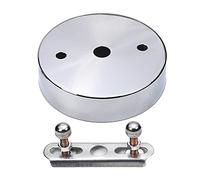 Othmro Kit di 3 plafoniere da 7,9 cm, piastra da soffitto vintage con gancio, kit per lampadario retrò con tutti gli accessori di montaggio per appendere la lampada a sospensione a catena o il