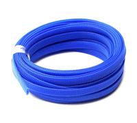 Othmro Manicotti flessibili intrecciati in PET espandibile, lunghezza 10 m, larghezza 1 cm, guaina e organizzatori flessibili in rete metallica per TV, audio, PC, cavi del computer, da masticare per