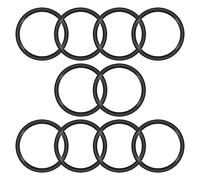Othmro O-ring in gomma nitrilica 38mm OD 33mm ID 2.5mm Larghezza metrica Buna-N guarnizione di tenuta colore nero 50PCS