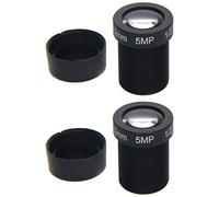 Othmro Obiettivo per telecamera CCTV da 12 mm, 5 MP, F2.0 pixel, obiettivo di sicurezza WiFi da 1/2,5 pollici, grandangolare per fotocamera M12, diametro filettato per telecamera IP CCTV panoramica