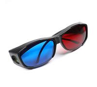Othmro Occhiali 3D rosso-blu / ciano anaglifo, occhiali tridimensionali per visione 3D per videogiochi TV, DVD, video virtuali 3D