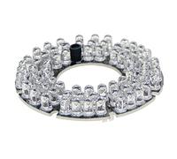 Othmro, pannello illuminatore IR a infrarossi, 1 pezzo, con piastra rotonda a 30°, per telecamere di sicurezza CCTV, 72 LED, 75mm 1PCS 90°