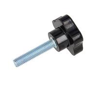 Othmro Pomello a stella Vite di serraggio 50 mm Dia M10x50mm Filettatura Maschio Manopola di serraggio Vite Manopole di serraggio a mano 1 pz