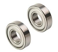 Othmro R8ZZDeep Groove Cuscinetti 12.7x28.58x7.94mm Doppio Cuscinetto Alto Carbonio Cromo Cuscinetto Acciaio (GCr15) Cuscinetto Guida Rullo 2pcs