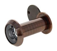 Othmro Spioncino di sicurezza per porta, 1 pezzo, diametro del foro 14 mm, in metallo, a 200 gradi, con copertura rotante per la privacy, per porte spesse 35-60 mm, durevole spioncino per casa,