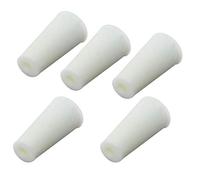Othmro, tappo in silicone per carboy, con foro da 10 mm, tappi in silicone, colore bianco, per birra, kombucha, 5 pezzi
