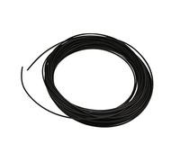 Othmro - Tubo termorestringente in PE, diametro 1 mm, diametro 2:1, termorestringente, lunghezza 20 m, colore nero, 1 pezzo
