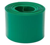 Othmro - Tubo termorestringente in PVC, larghezza piatta, lunghezza 50 mm, lunghezza 10 m, per 2 batterie 18650, colore: Verde