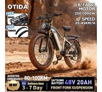 OTIDA Nuovo RX50 1000W50KM/H Mountain Bicicletta Elettrica 48V20AH Batteria Al Litio 26 Pollici Fatbike Bici Elettrica Per Adulti Moto