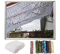 OTIGA Rete Mimetica,Vela da Sole in Rete Mimetica,Decorazione per Feste a Thema Mimetiche per Nascondersi Durante la Caccia,Terrazza Protezione Solare,Reticolato da Camuffamento,10x15m/32.8x49.2ft