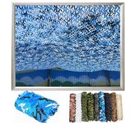 OTIGA Rete Mimetica,Vela da Sole in Rete Mimetica,Decorazione per Feste a Thema Mimetiche per Nascondersi Durante la Caccia,Terrazza Protezione Solare,Reticolato da Camuffamento,5x8m/16.4x26.24ft