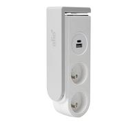 OTIO - Blocco multipresa Gekko con caricatori USB, colore: Bianco