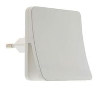 Otio - Lampada LED Automatica Con Sensore Giorno/Notte - Luce Morbida Per Bambini - Design Minimalista - Alimentazione 230V - 0.3W - IP20 - Classe II - Bianca