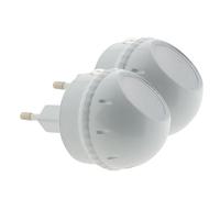 OTIO - Set di due luci notturne a LED orientabili a 360°