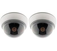 Otio - Telecamera di Sorveglianza Interna Finta con LED - Nero - Simula Videosorveglianza Realistica - LED di Deterrenza per Effetto Registrazione - Funziona a Batterie - Ideale per Sicurezza Casa