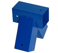 OTITU Connettore D'altalena Quadrato 90/90mm, 90°, Costruzione D'altalena Legno Quadrato - Connettore Di Legno Montaggio Accessori Altalena Connettore D'altalena Connettore Blu