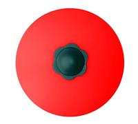 OTITU Sovrapposizione in plastica per Trave Tonda Ø80 mm, Copripalo di plastica per palo Rotondo,Solido, Sicuro, Parco Giochi, Bambini, Colore - Rosso