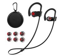 Otium, Auricolari Bluetooth wireless sportivi, impermeabili IPX7, con chip Bluetooth 4.1 CSR, batteria con durata da 7 a 9 ore e cancellazione del rumore