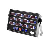 OTKSMDYY 8B Calculagraph Cucina Orologio Timer A 4 Canali Alimentazione 220 V 8 Schermi Scuoti Il Cestino for Ricordare Gli Accessori da Cucina(12 Channel Timer)