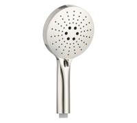 OTKSMDYY Compatibile Con Il Set Doccia A Tre Funzioni Ciencia, Tubo Flessibile Antideflagrante Ad Alta Pressione E Supporto In Plastica ABS, Cromato For Il Bagno.(Shower head nickel)
