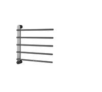 OTKSMDYY Scaldasalviette Elettrico Intelligente In Fibra Di Carbonio Con Controllo Della Temperatura E Temporizzazione For Il Bagno Di Casa(Gunmetal gray)