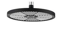 OTKSMDYY Soffione Doccia A Pioggia Da 10 Pollici, Soffione Doccia Ad Alta Pressione, Risparmio Idrico, Accessori For Il Bagno(Black)