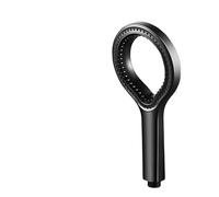 OTKSMDYY Un Moderno Soffione Doccia Circolare A Spruzzo Cavo, Soffione Doccia In ABS For La Casa, Un'esperienza Di Bagno Rilassante Migliorata, Accessori For Il Bagno(Black)