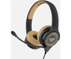 OTL cuffie auricolari interattive per bambini Nintendo Zelda Crest neri e oro