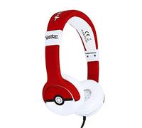 OTL JUNIOR Cuffie-POKEMON POKEBALL CHILDREN'S-Bambino, Not Machine Specific, Rosso